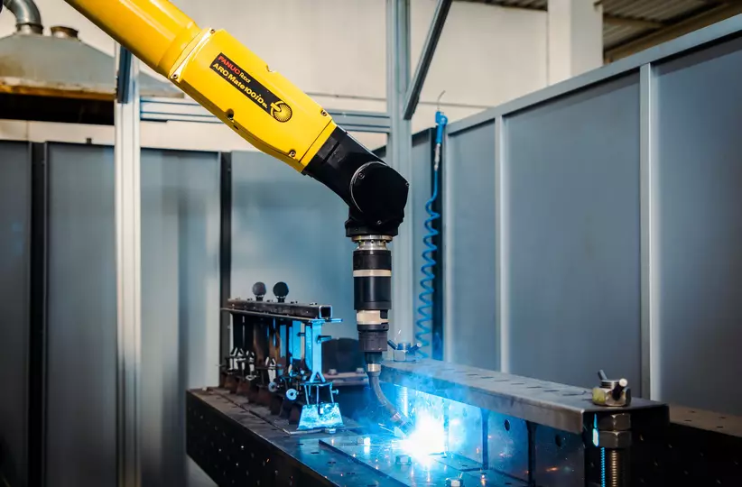 Housses de protection textile thermique pour robots soudage FANUC ARC Mate 50 100 120 projections incandescentes arc