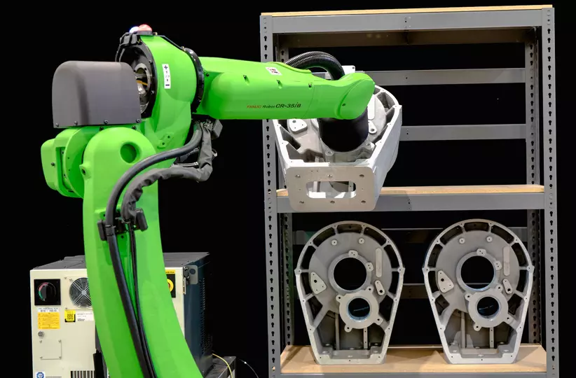 Robot collaboratif FANUC CR-35iB cobot haute capacité 50 kg protection textile
